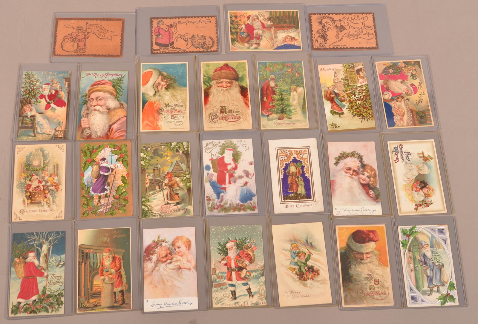 Postcard Lot-Santa and Christmas. (1 of 2)
