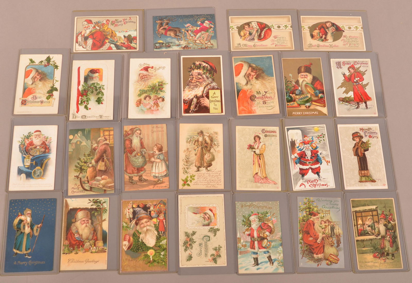 Postcard Lot-Santa and Christmas. (1 of 2)