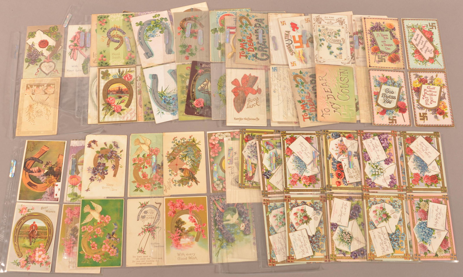 Postcard Lot-"Good Luck". (1 of 2)