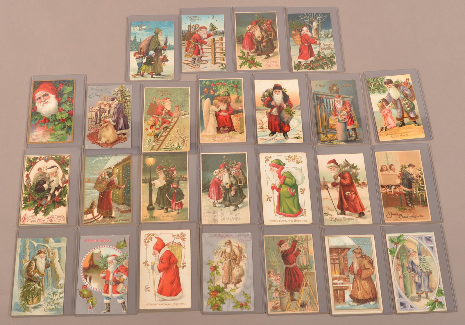 Postcard Lot-Santa and Christmas. (1 of 2)