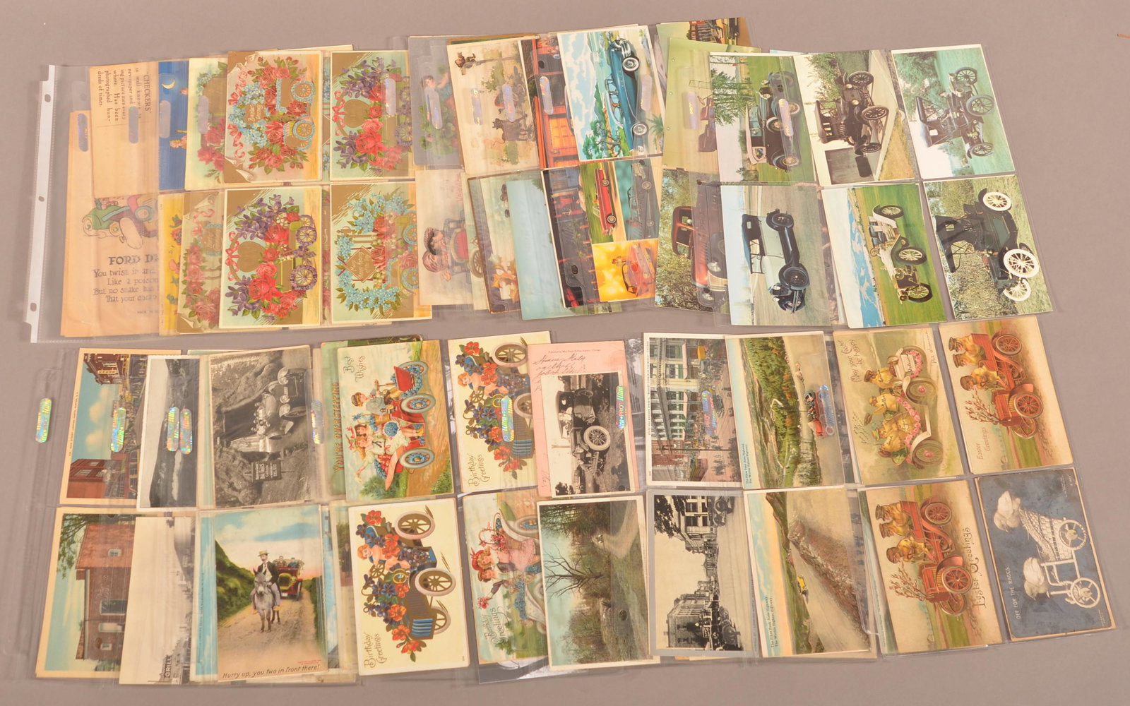 Postcard Lot-Automobiles. (1 of 2)