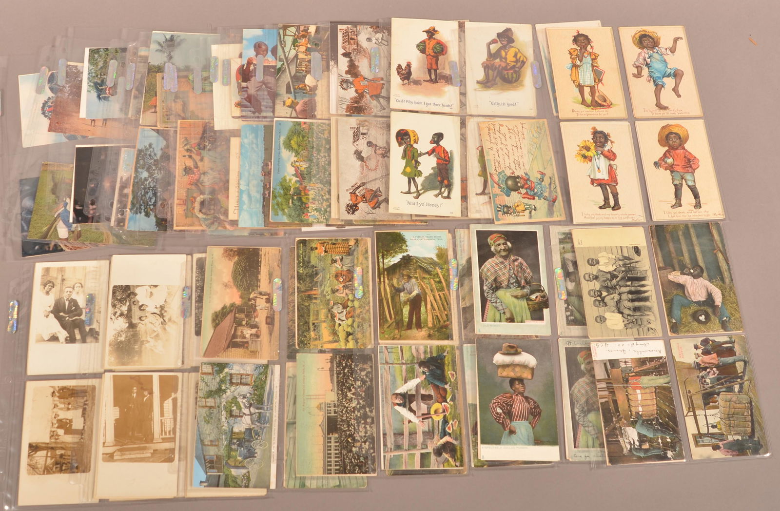 Postcard Lot-Black Memorabilia. (1 of 2)