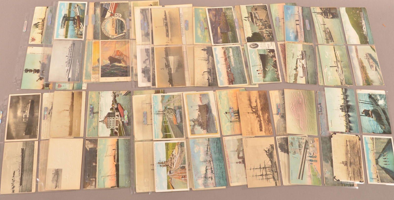 Postcard Lot-Ships, Subs and Boats. (1 of 2)