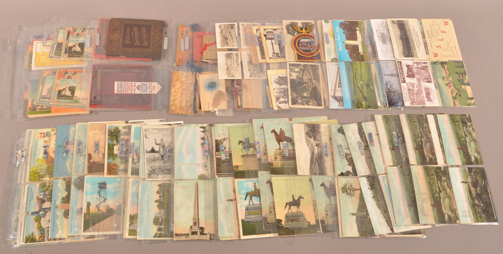 Postcard and Ephemera Lot-Gettysburg. (1 of 2)