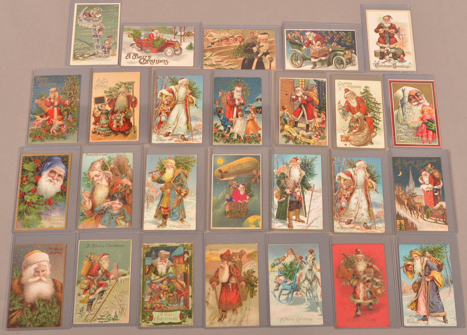 Postcard Lot-Santa and Christmas. (1 of 2)