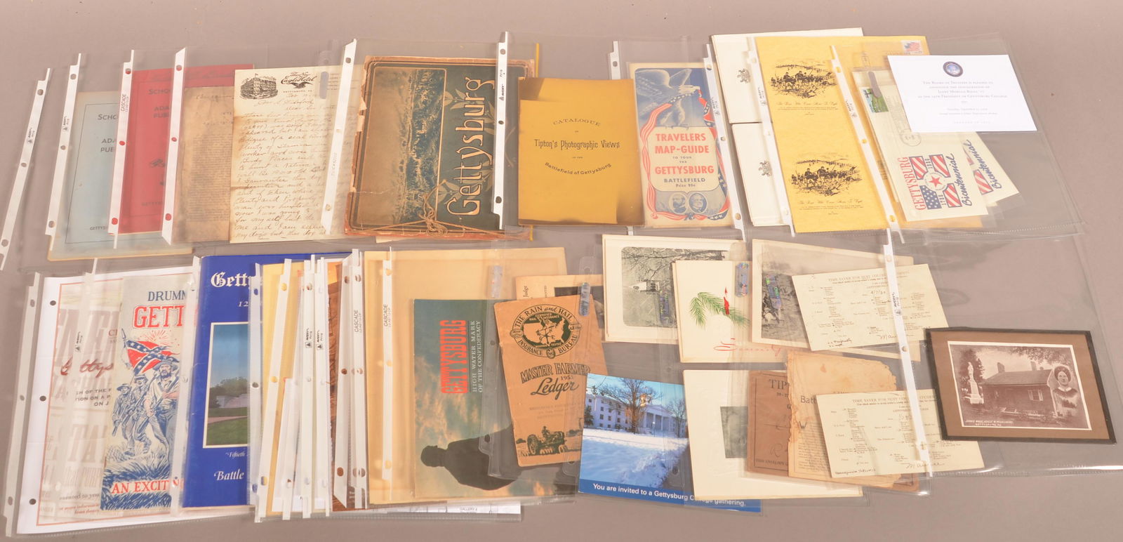 Gettysburg Ephemera Lot. (1 of 2)