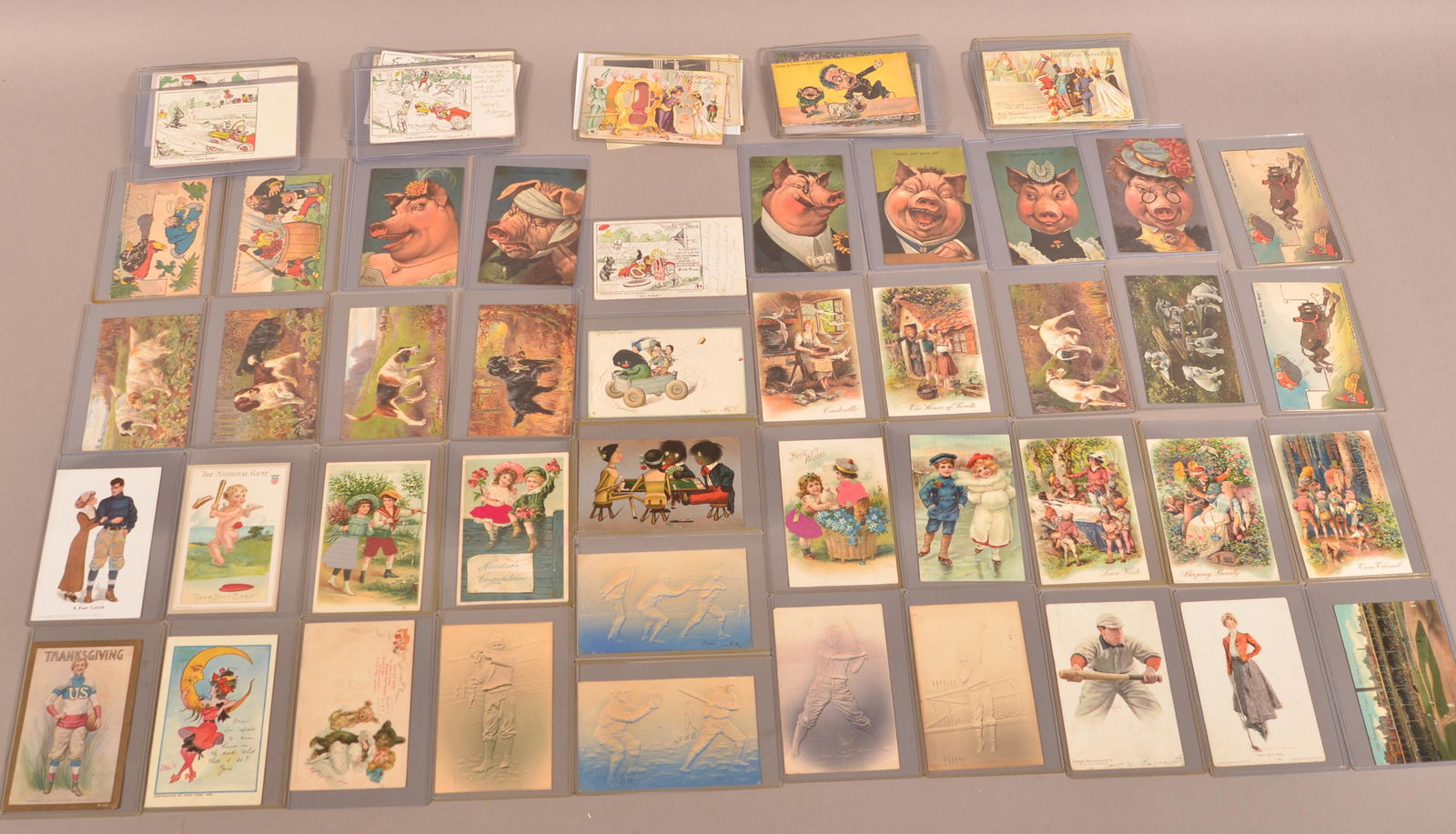 Postcard Lot-Including Baseball, Sporting, etc. (1 of 3)