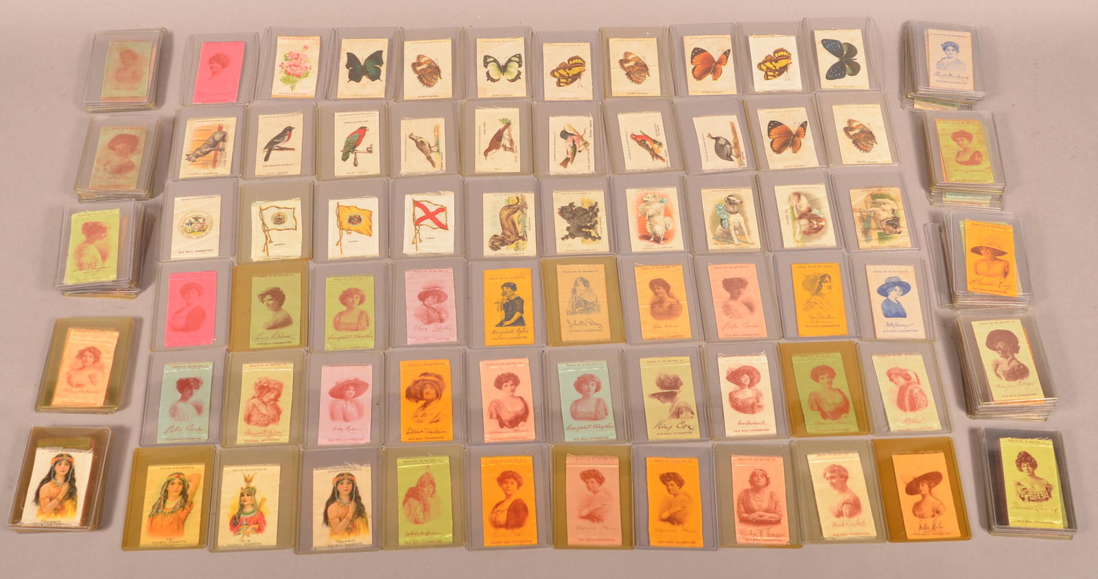 Old Mill Cigarette Silks. (1 of 3)