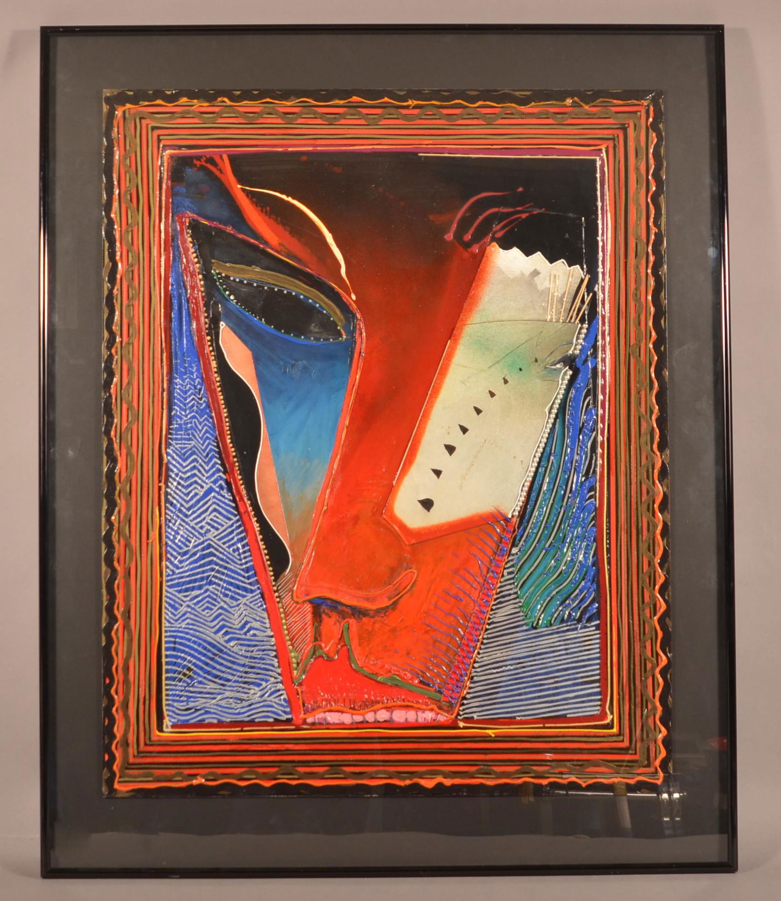 David Brumbach Mixed Media Mask Series. (1 of 4)