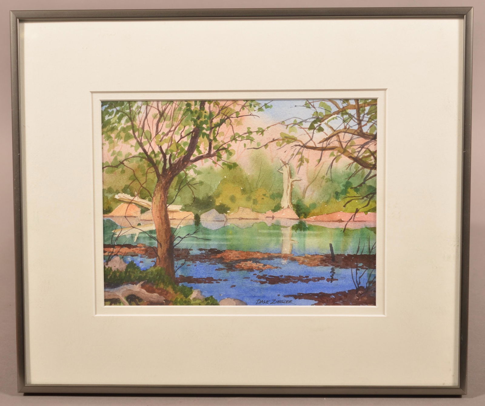Dale Ziegler "Conestoga Reflections" Watercolor. (1 of 3)