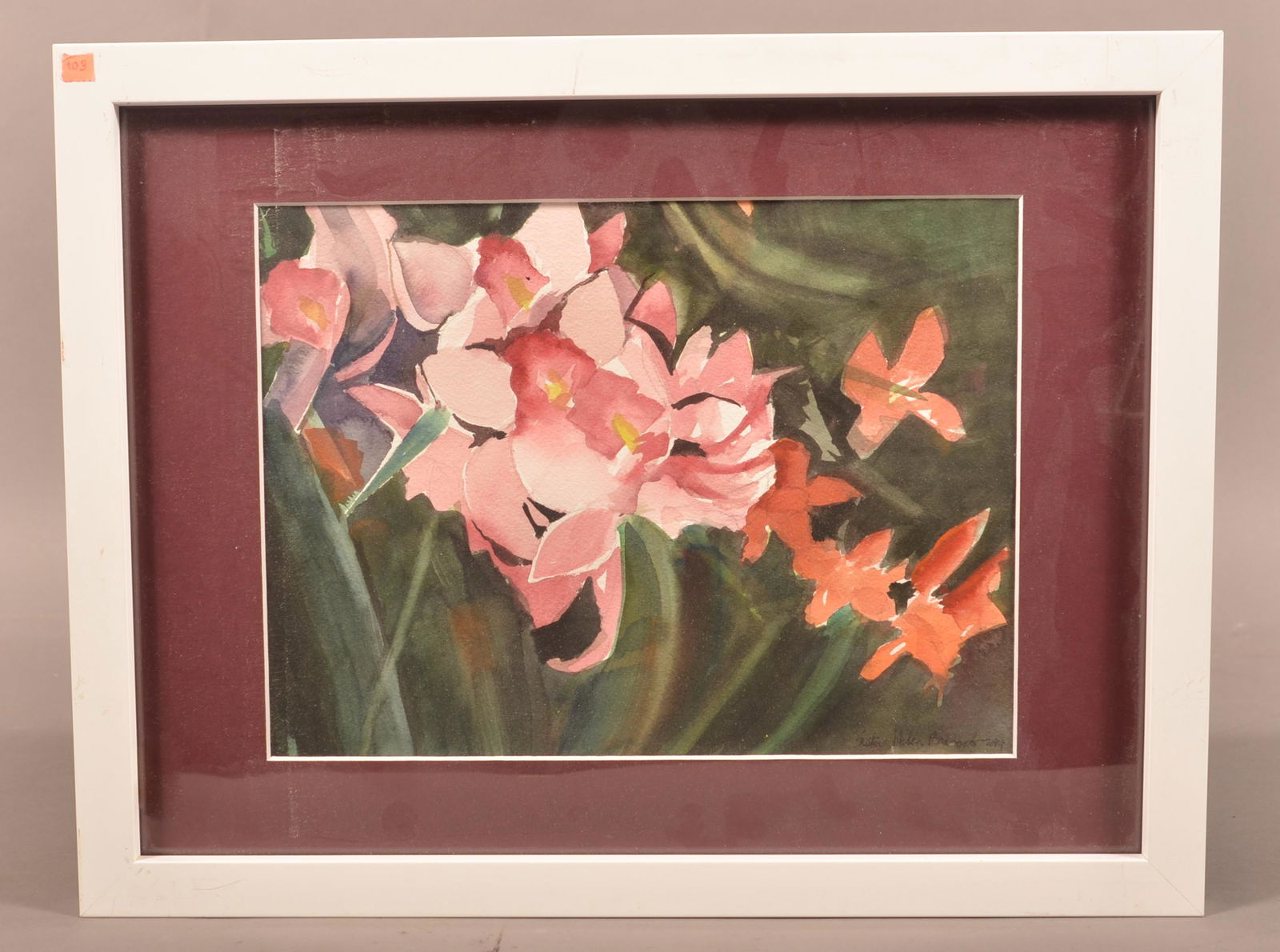 Sister Helen David Brancato Cherry Blossoms Watercolor (1 of 4)