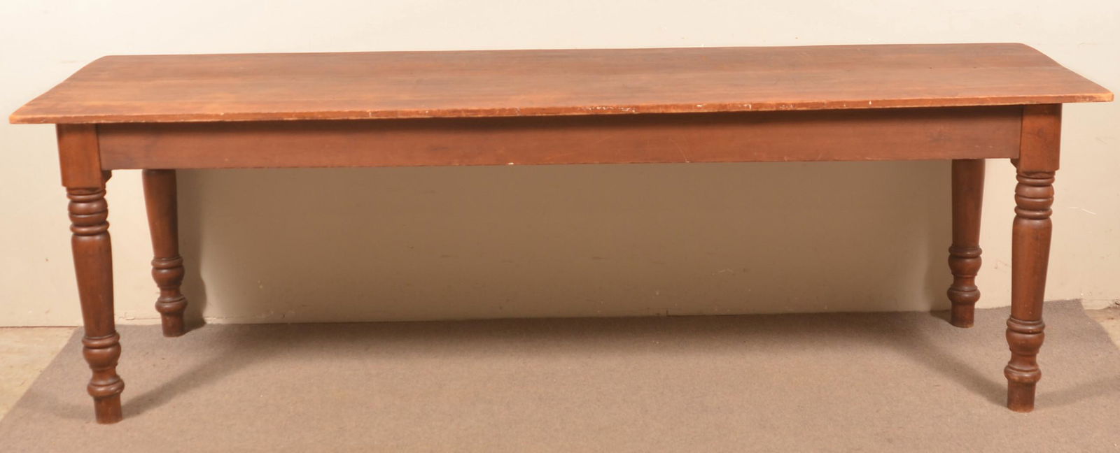 American Sheraton Cherry Harvest Table. (1 of 5)