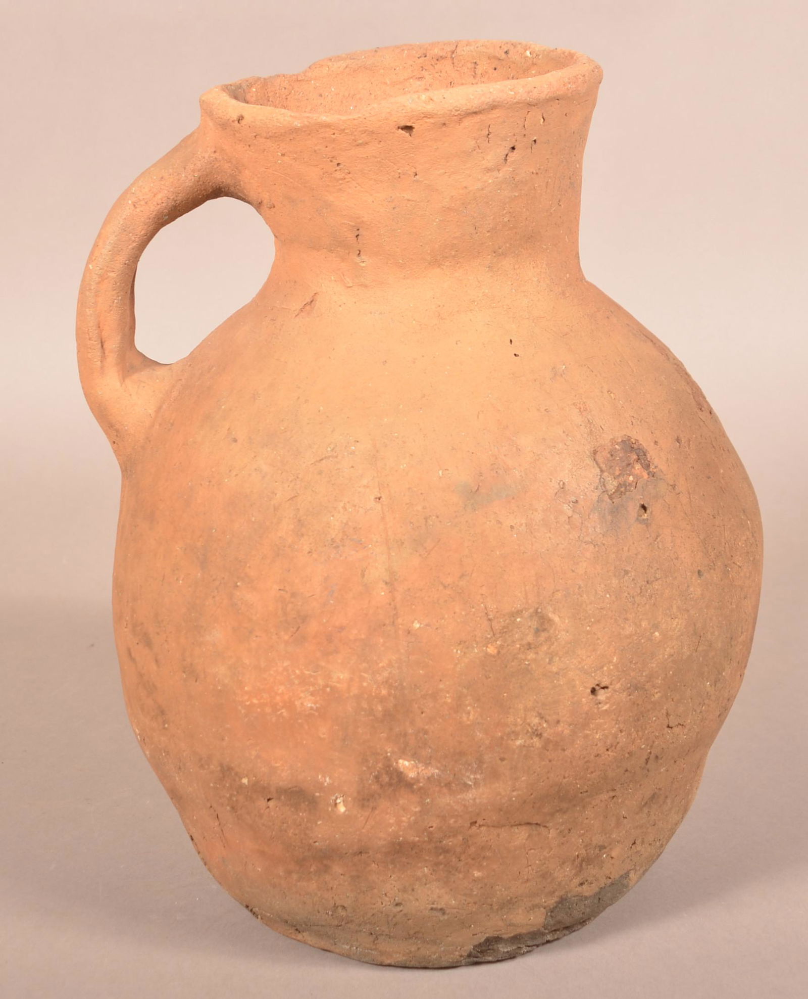 Ancient Redware Water Vessel. (1 of 3)