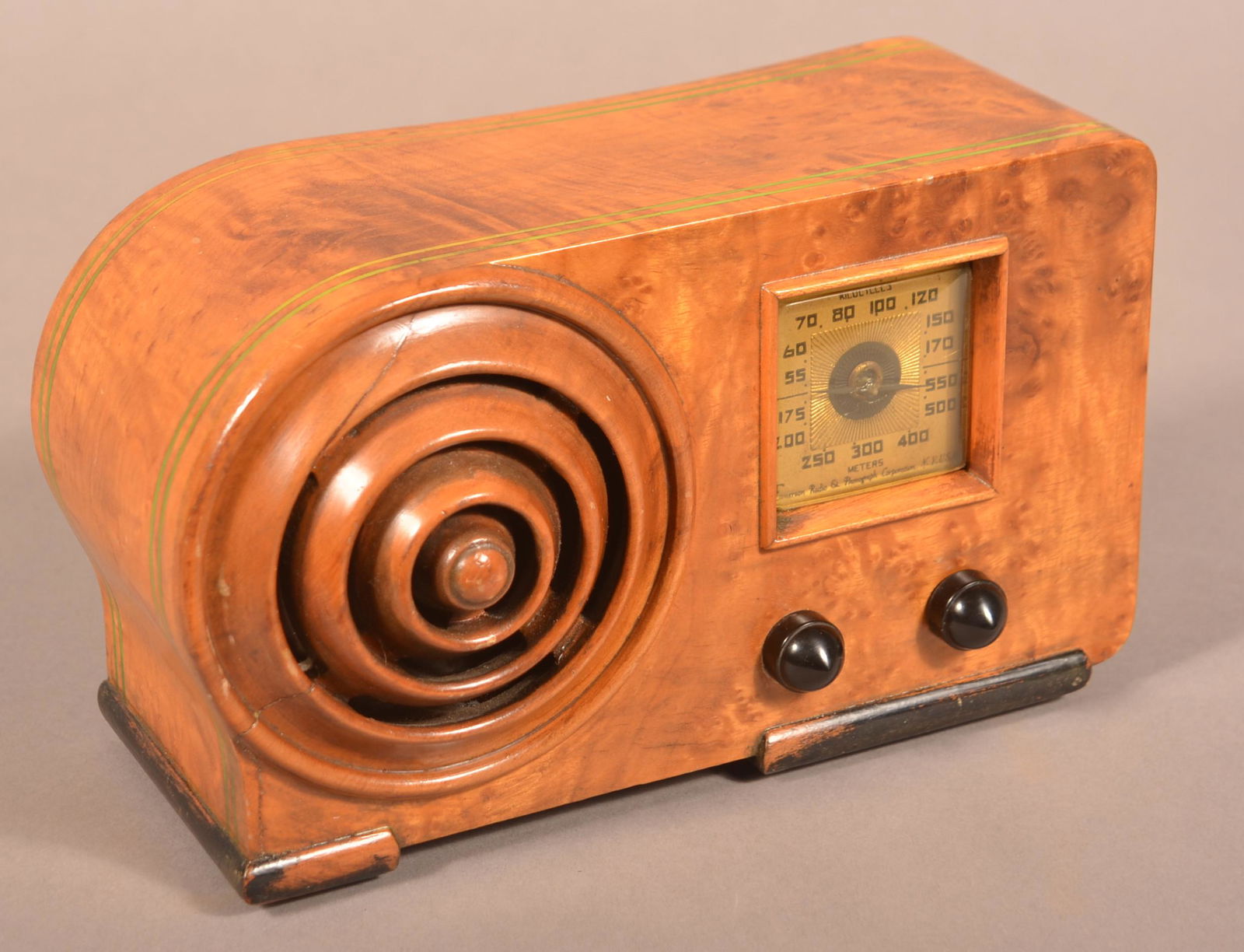 Emerson AX 212 Art Deco "Bullseye" Radio. (1 of 4)