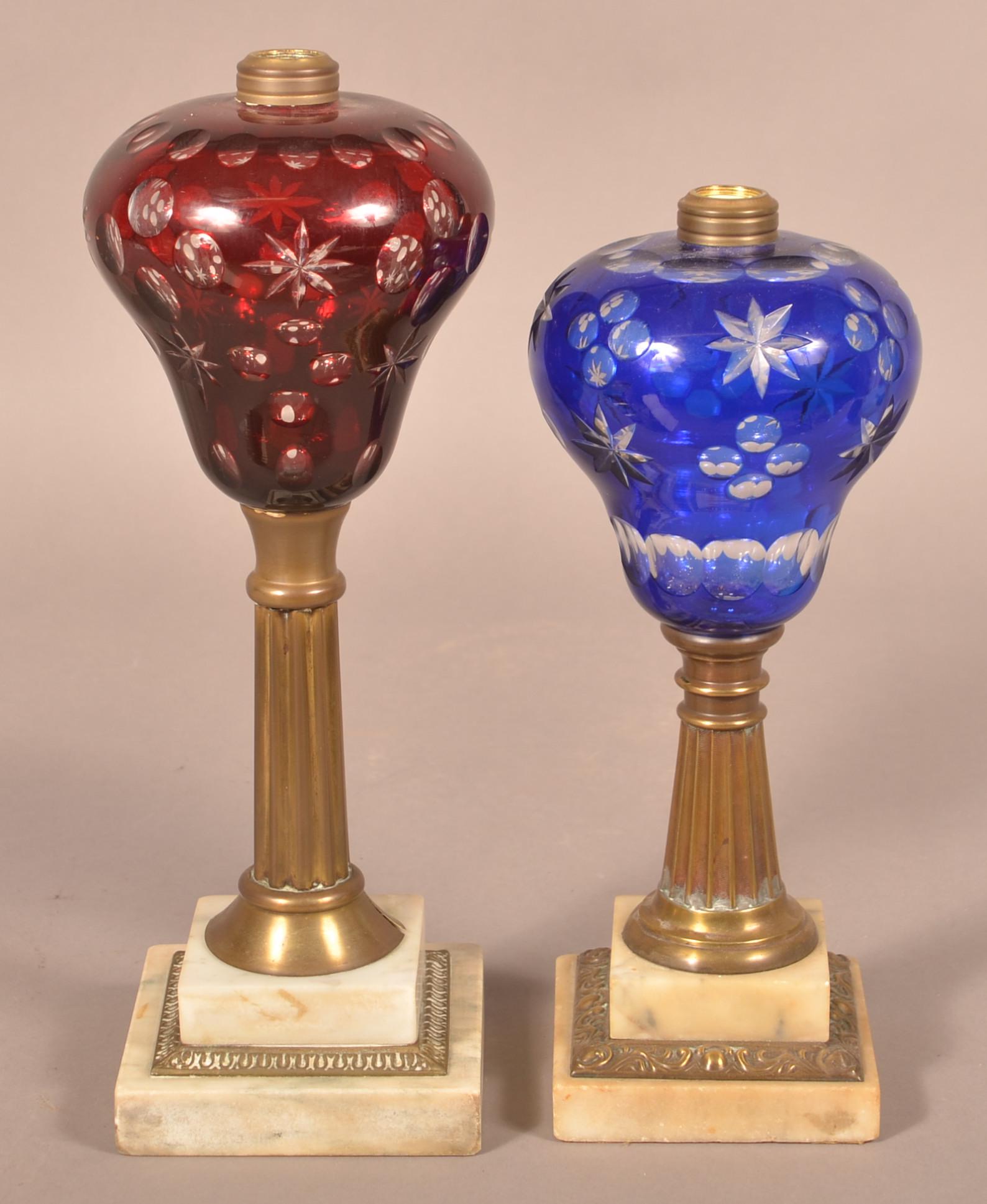 Two 19th Century Fluid Lamps. (1 of 4)