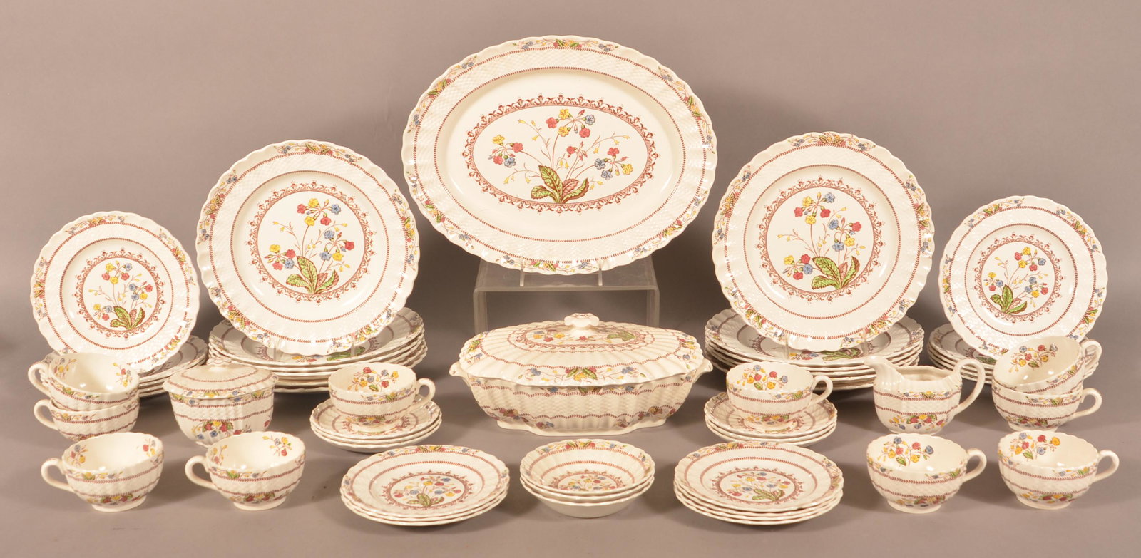 Copeland Spode "Spodes Cowslip" 52-Pc. Service. (1 of 3)