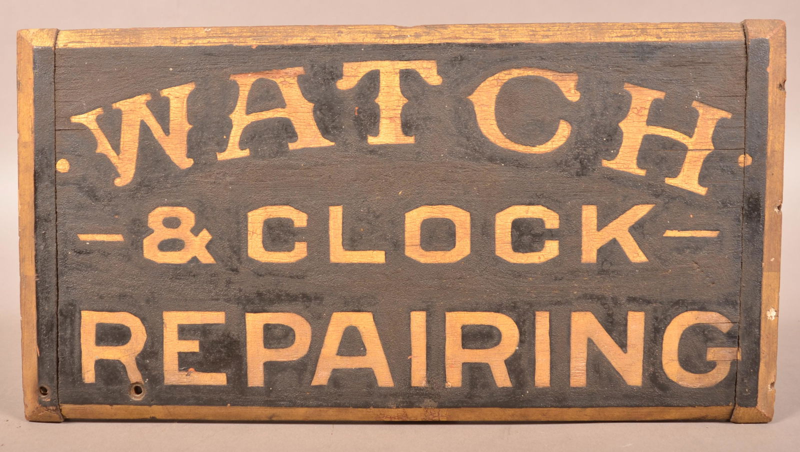 American 19th Century Painted Softwood Trade Sign. (1 of 2)