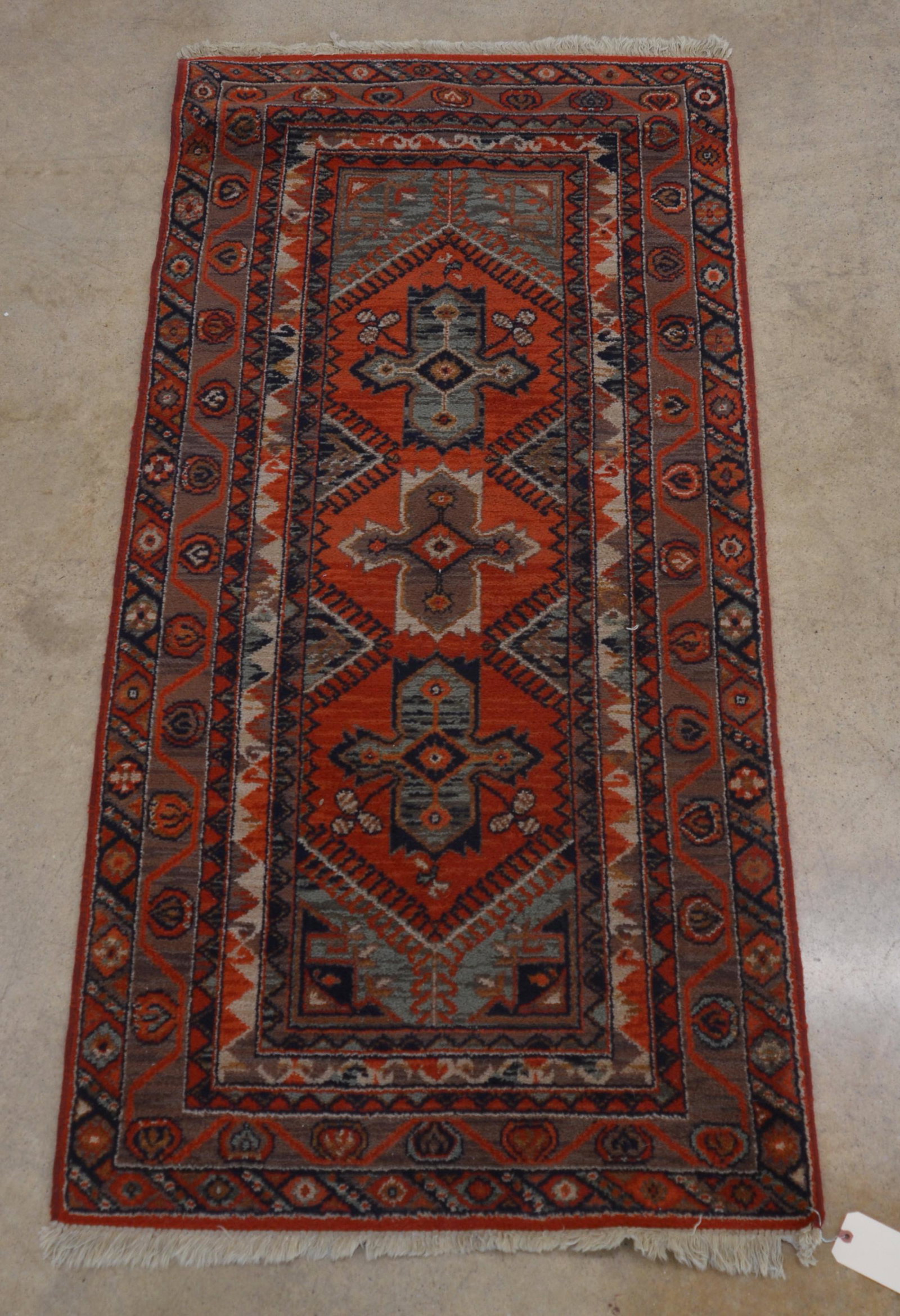 Vintage Geometric Pattern Oriental Runner. (1 of 5)