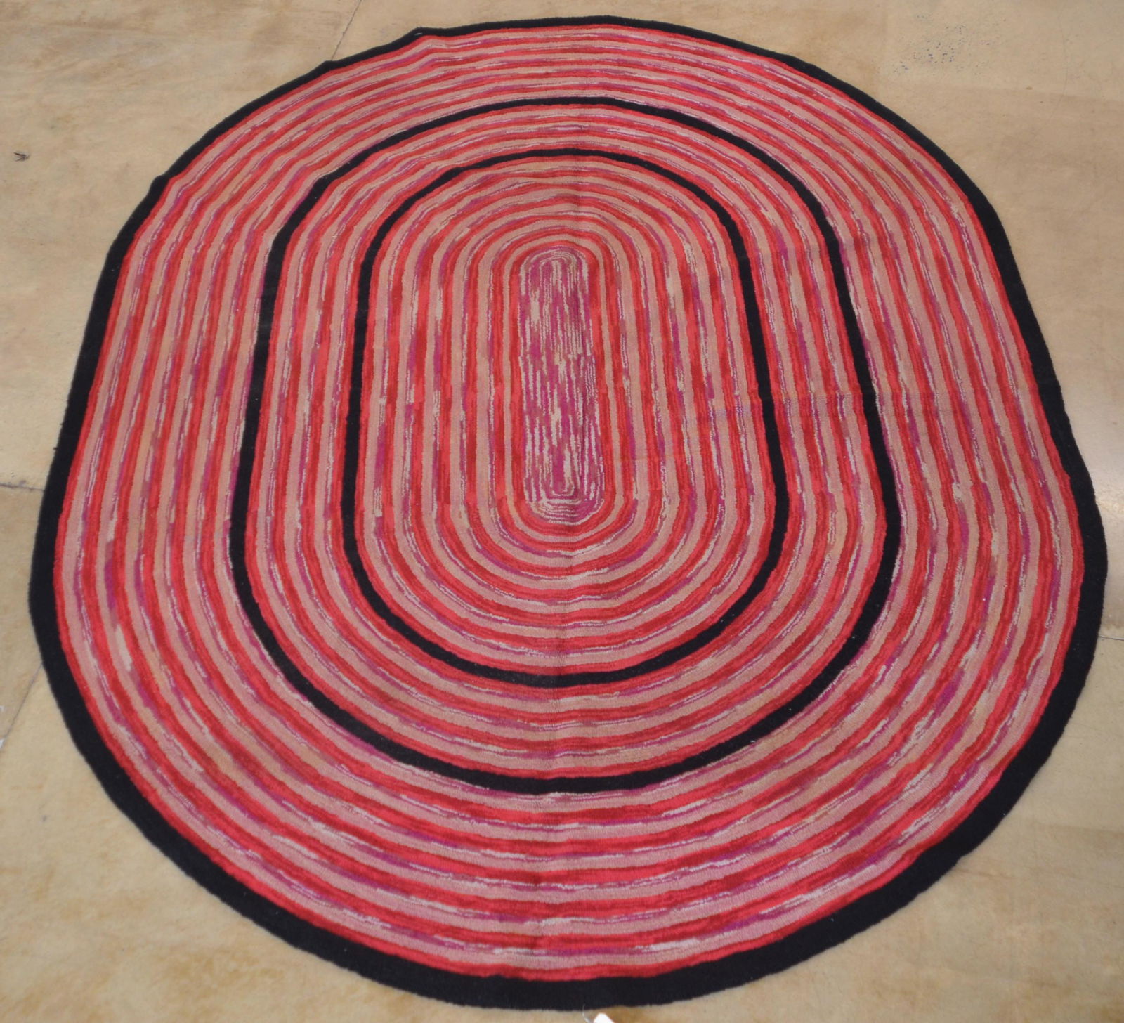 Turner, Maine Oval Room Size Hooked Rug. (1 of 6)