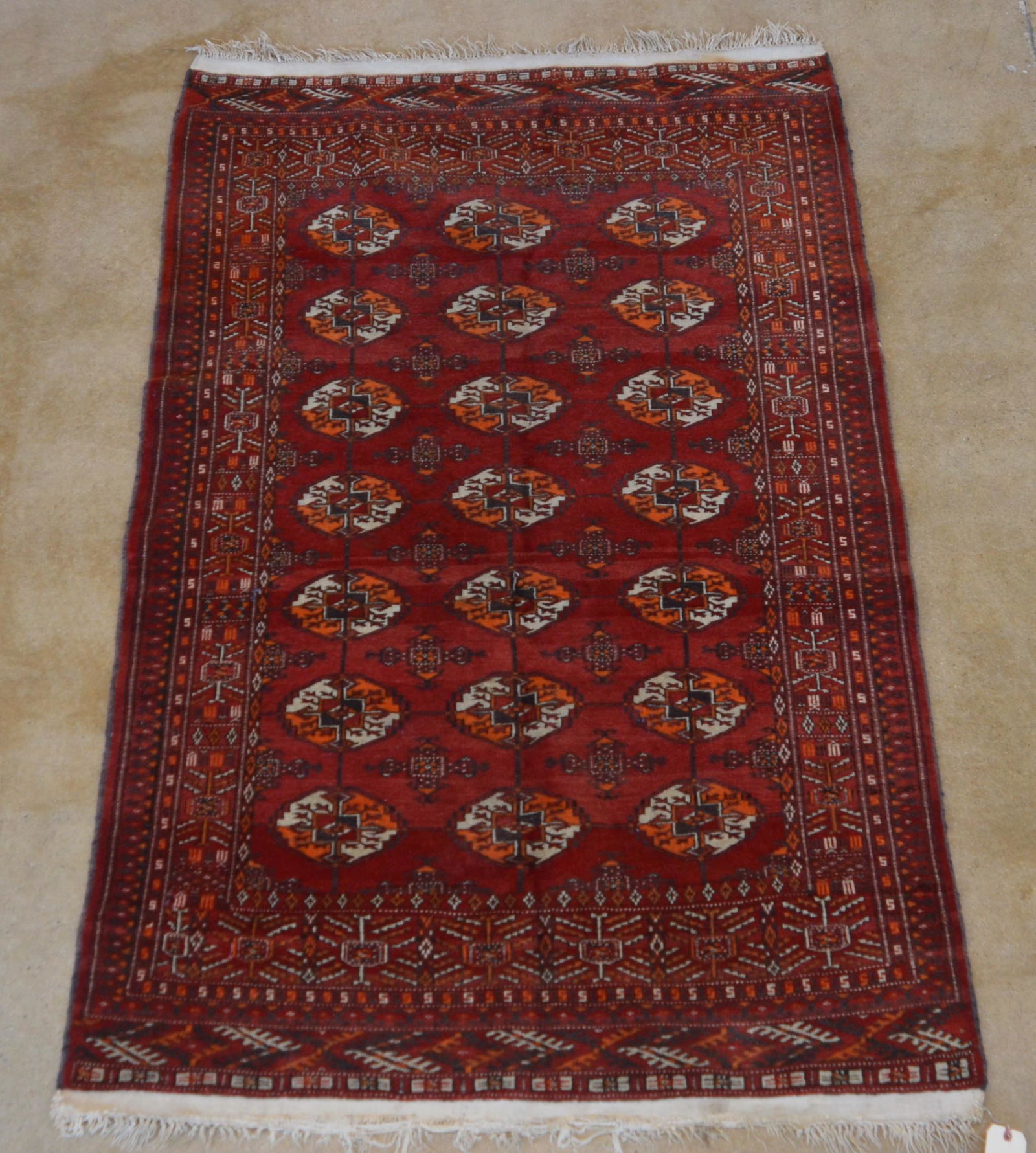 Antique/Vintage Bokhara Pattern Oriental Area Rug. (1 of 5)