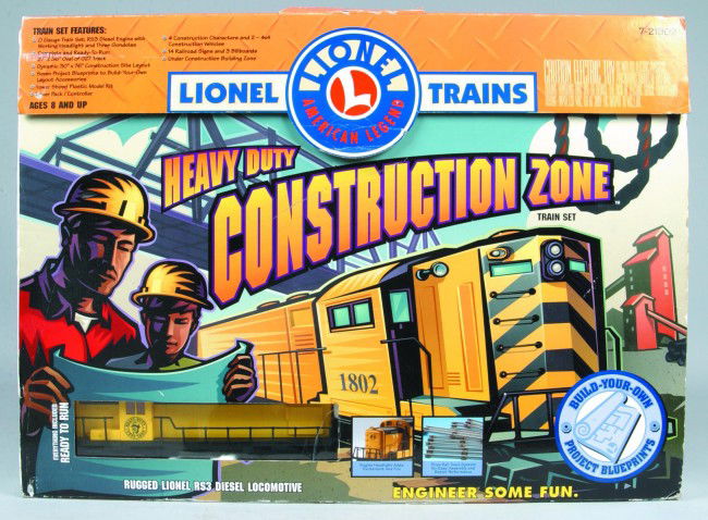 lionel construction train set