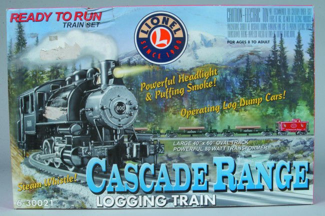 lionel cascade range logging train set