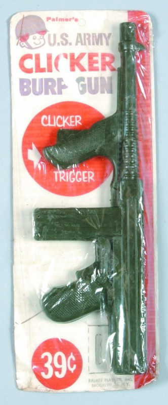 421 us army clicker burp gun in original package pla