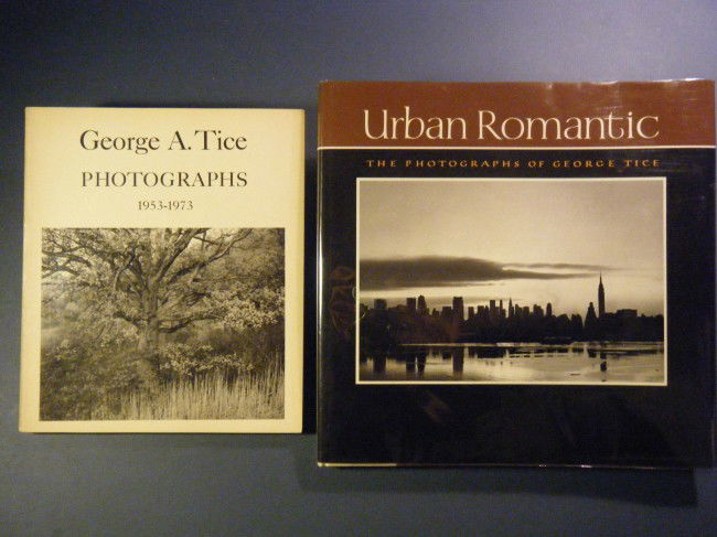 (2 photo monographs of George Tice) Urban Romantic: (2 photo monographs of George Tice) Urban Romantic: The Photographs of George Tice. David R. Godine, Boston, 1982. 1st Edition. 4to. Includes his Lancaster County, Pennsylvania photographs. Boards spo