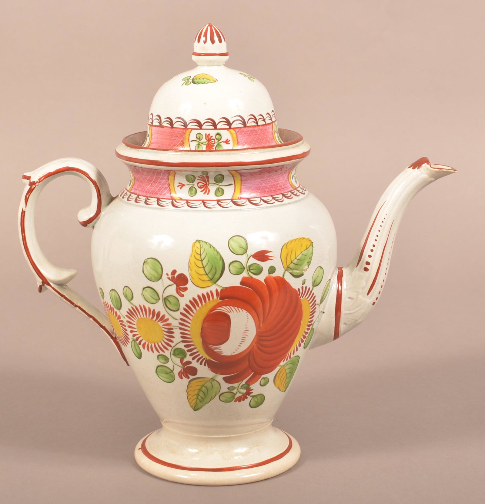 Kings Rose China Dome Lid Coffee Pot. (1 of 4)