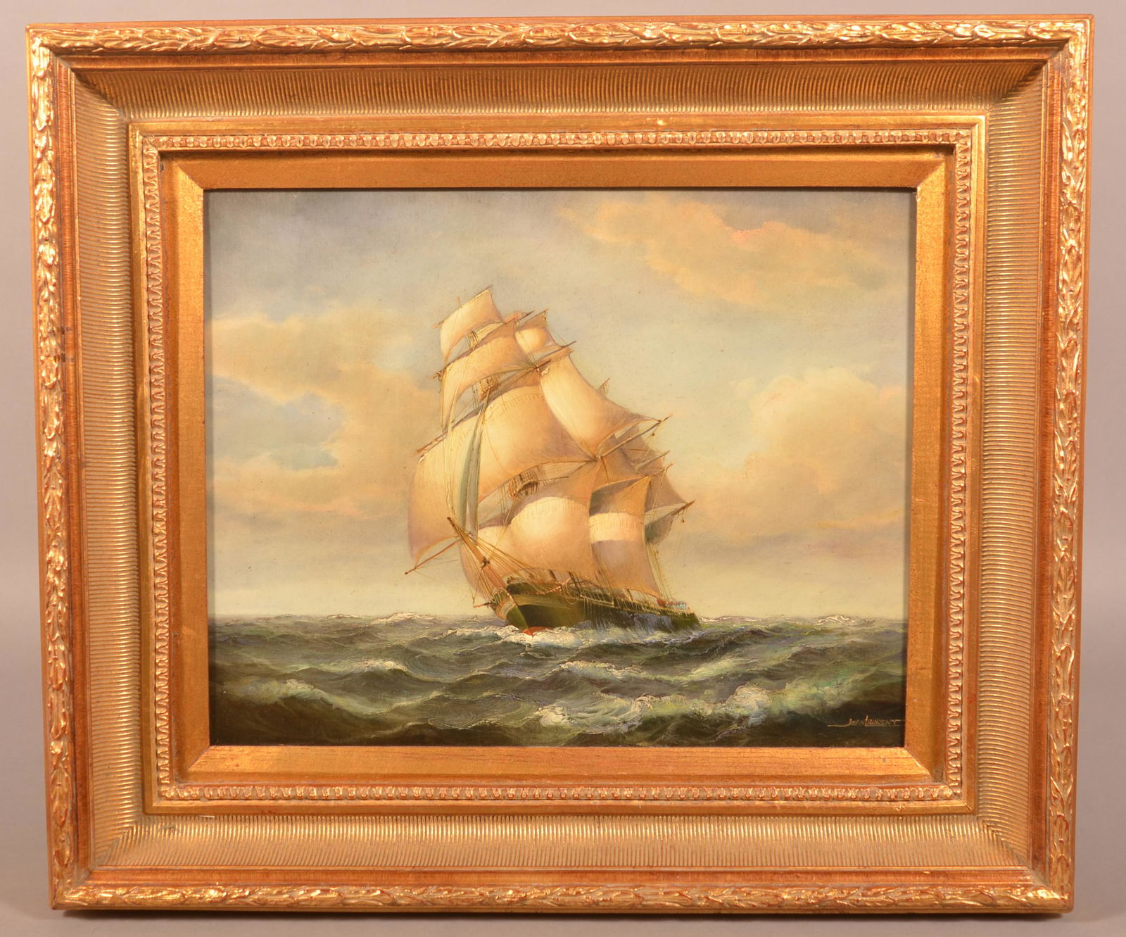 Jean Laurent Clipper Ship Oil on Canvas. Jun 18, 2022 Conestoga