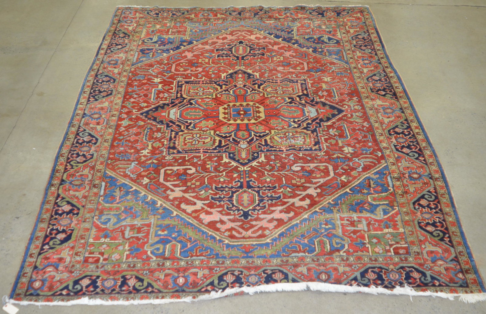 Antique Floral Medallion Room Size Oriental Rug. (1 of 10)