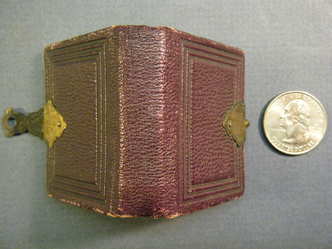 (Miniature Photo Album of European royalty) This i: (Miniature Photo Album of European royalty) This is a Mid-Victorian album of 18 miniature, thumbnail photograhs of British & European royalty, all identified in ink in German script. Includes Franz Jo