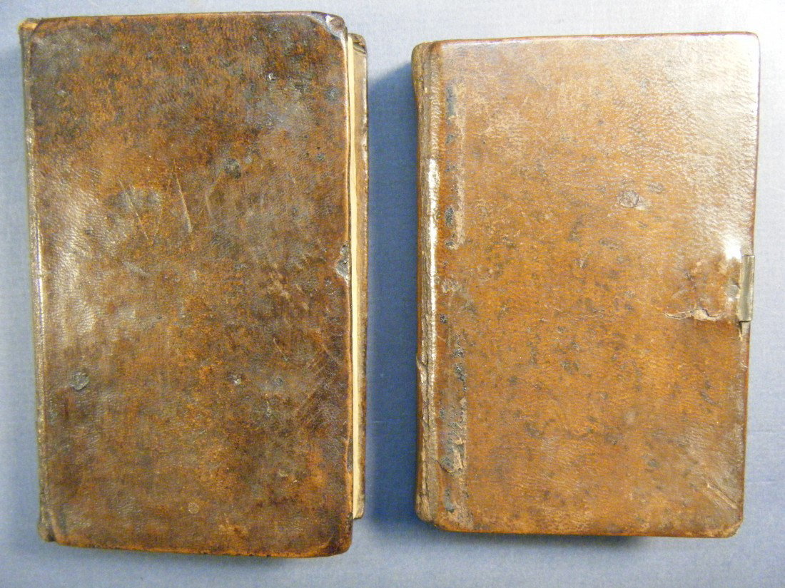 (2 by Mennonite Bishops) KURZGEFASZTE KIRCHEN GESC: (2 by Mennonite Bishops) KURZGEFASZTE KIRCHEN GESCHICHTE UND GLAUBENSLEHRE DER TAUFGESINNTEN-CHRISTEN ODER MENNONITEN. H. Eby, Berlin, 1841. Missing the clasp, but otherwise in great condition. A mino
