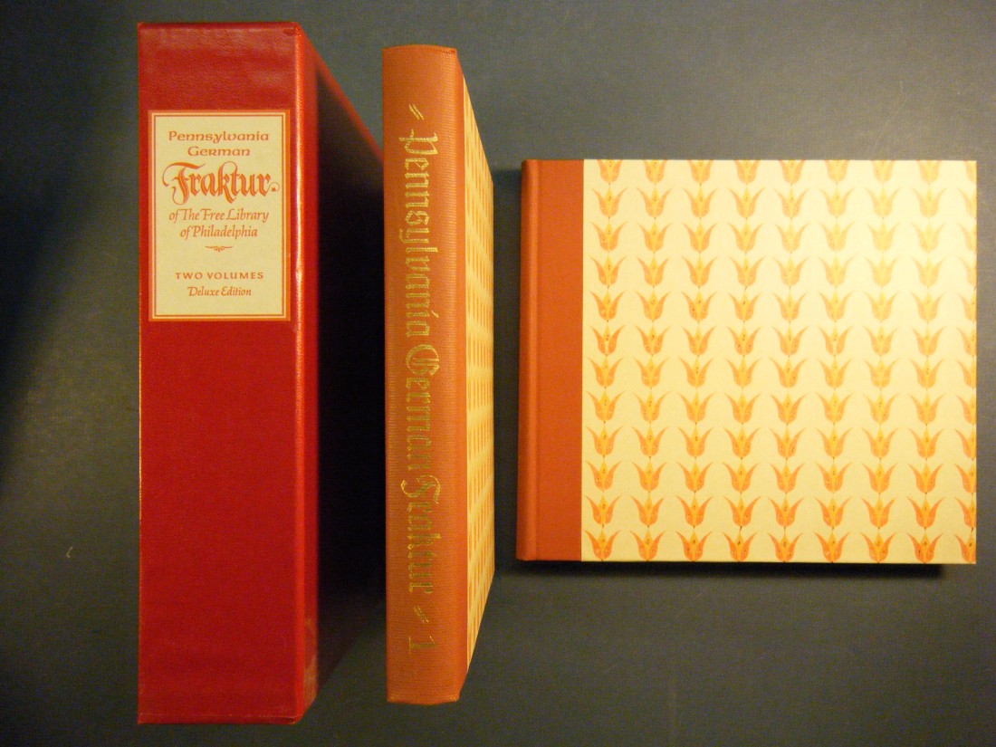 (sgnd/limited Deluxe ed) THE PENNSYLVANIA GERMAN F: (sgnd/limited Deluxe ed) THE PENNSYLVANIA GERMAN FRAKTUR OF THE FREE LIBRARY OF PHILADELPHIA by Frederick Weiser and Howell Heaney. The PA German Society, 1976. 2 vols. This is the deluxe edition, lim