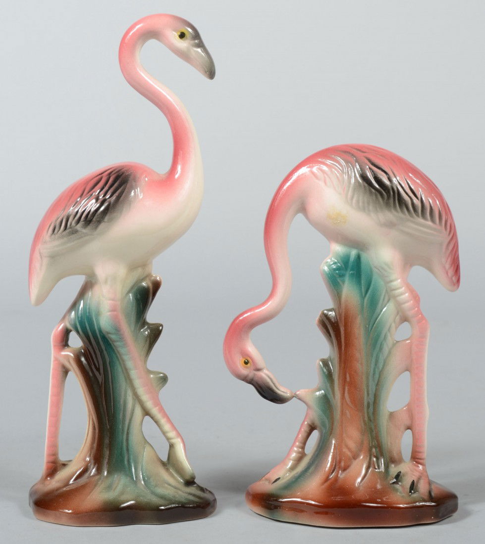 resin flamingo figurines