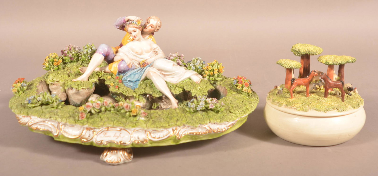 Two Pieces of Vintage Figural China. (1 of 5)