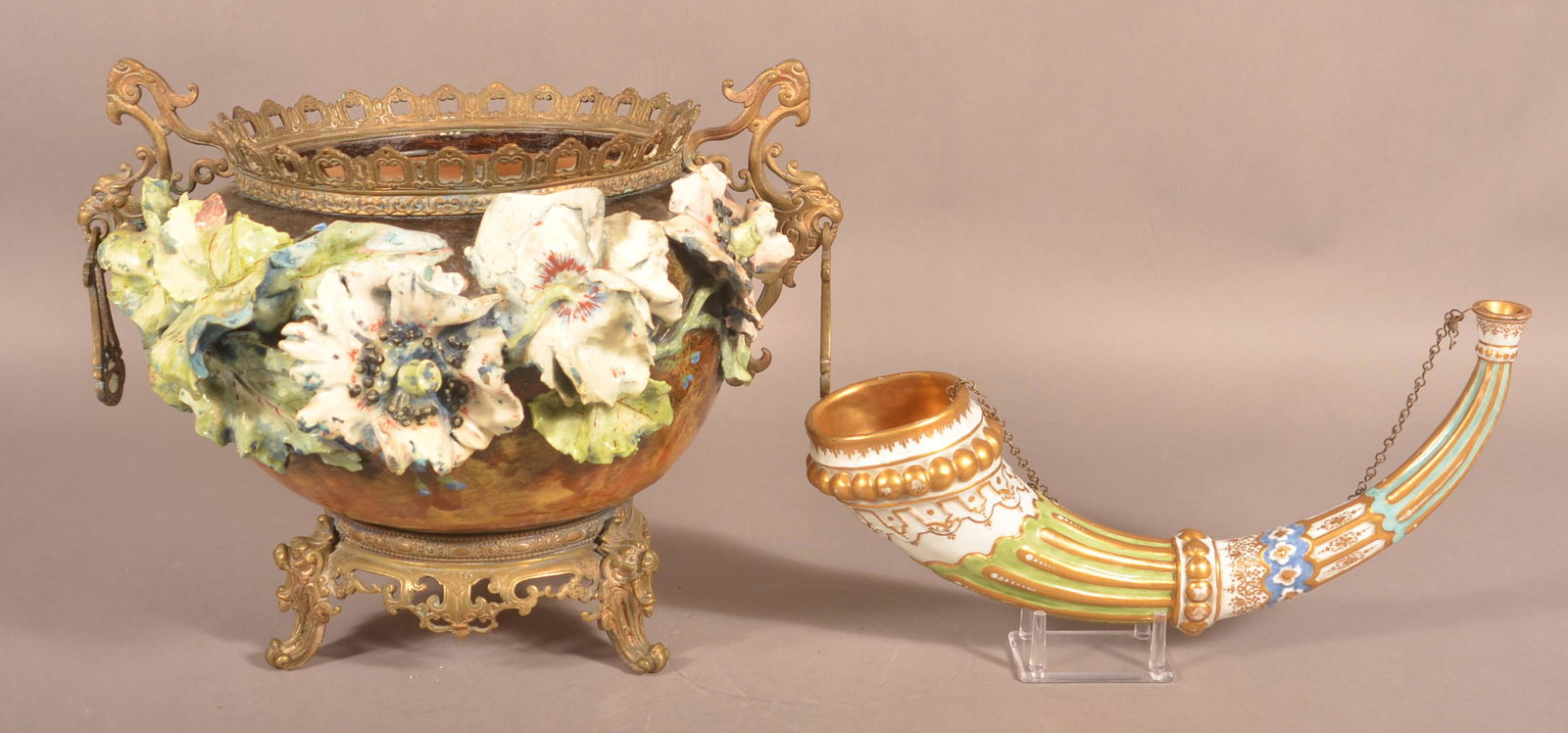 Two Pieces of Antique China. (1 of 5)