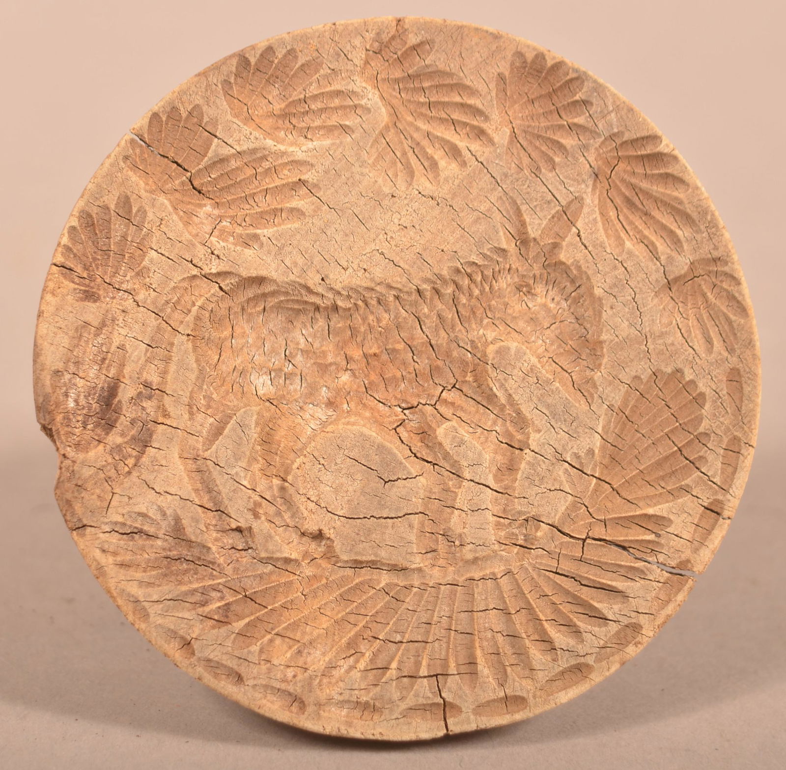 Rare PA 19th Century Donkey Butter Print. (1 of 3)