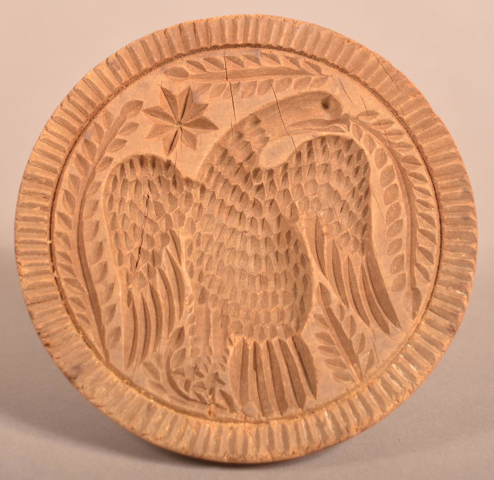 Pennsylvania 19th Century Eagle Butter Print. (1 of 3)