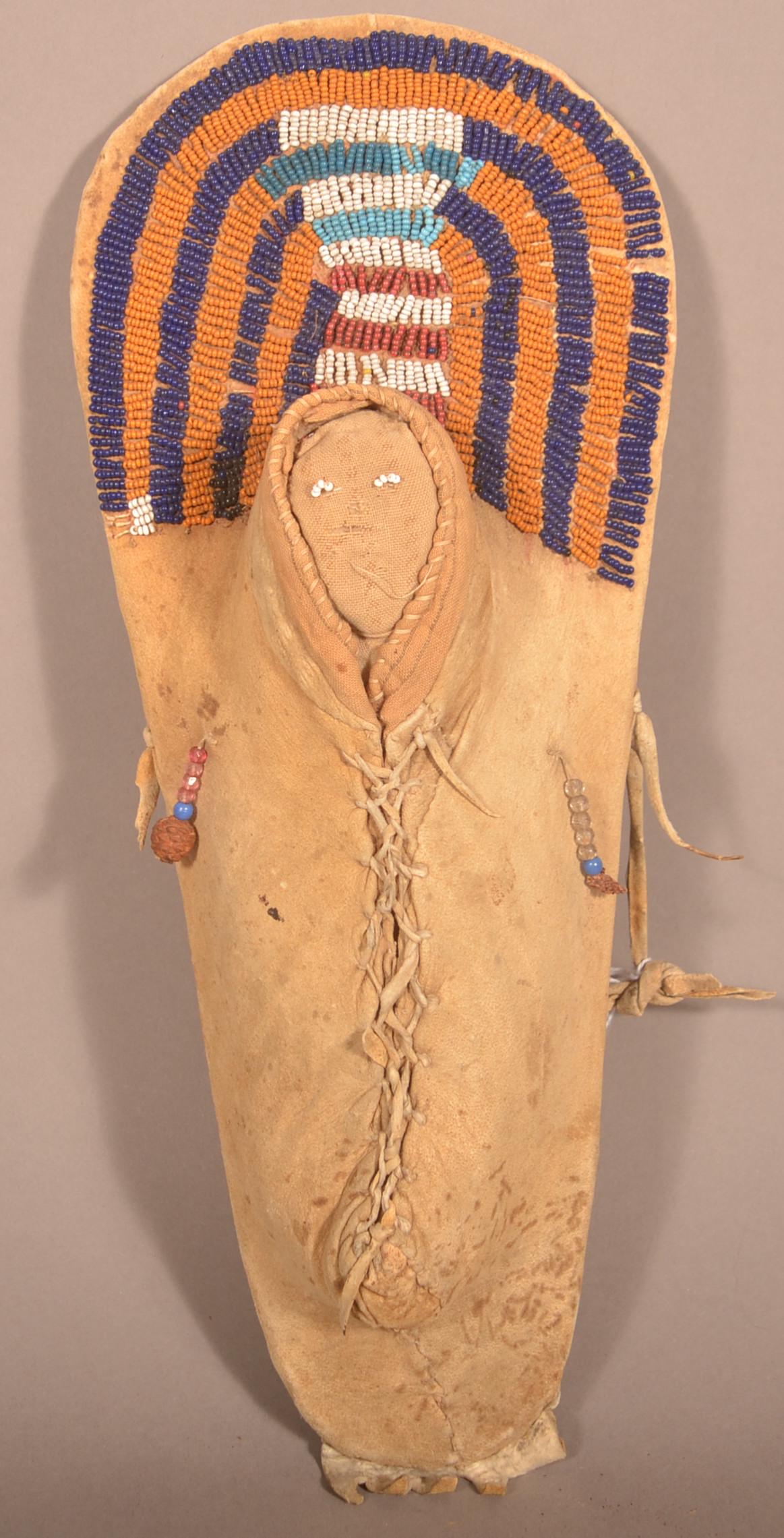 Antique Shoshone Toy Doll Cradle. (1 of 3)