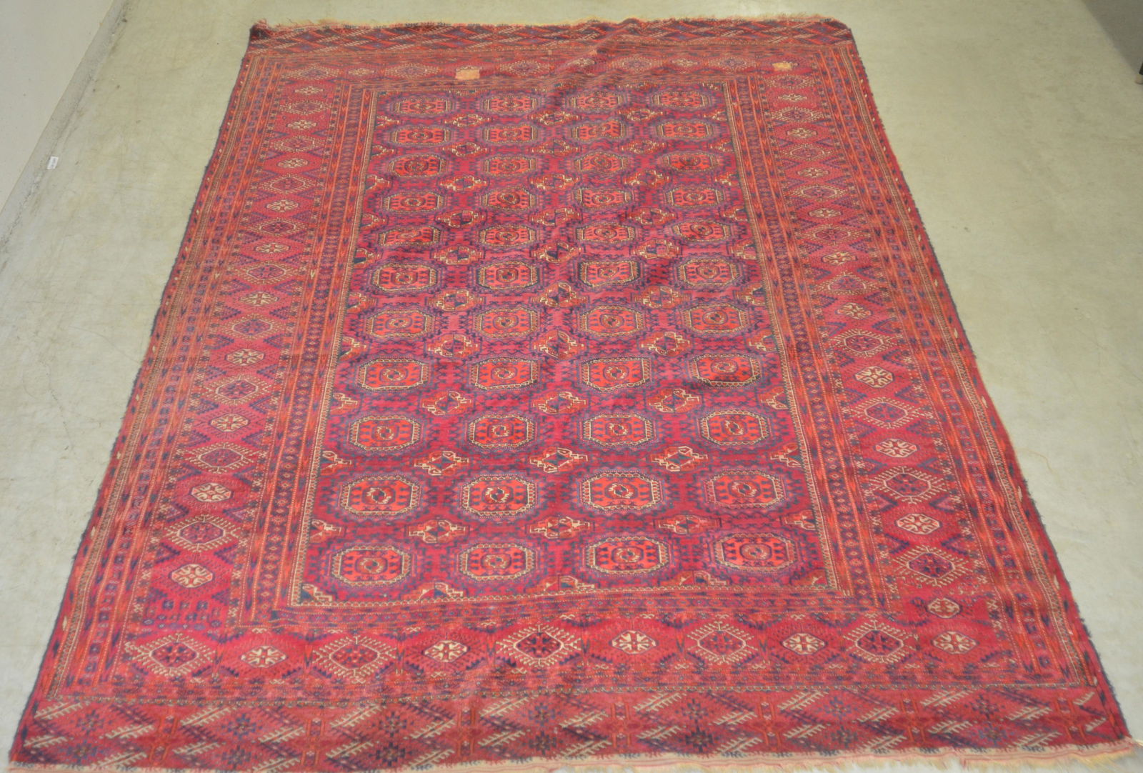 Antique Bokara Pattern Small Room Size Rug. (1 of 10)