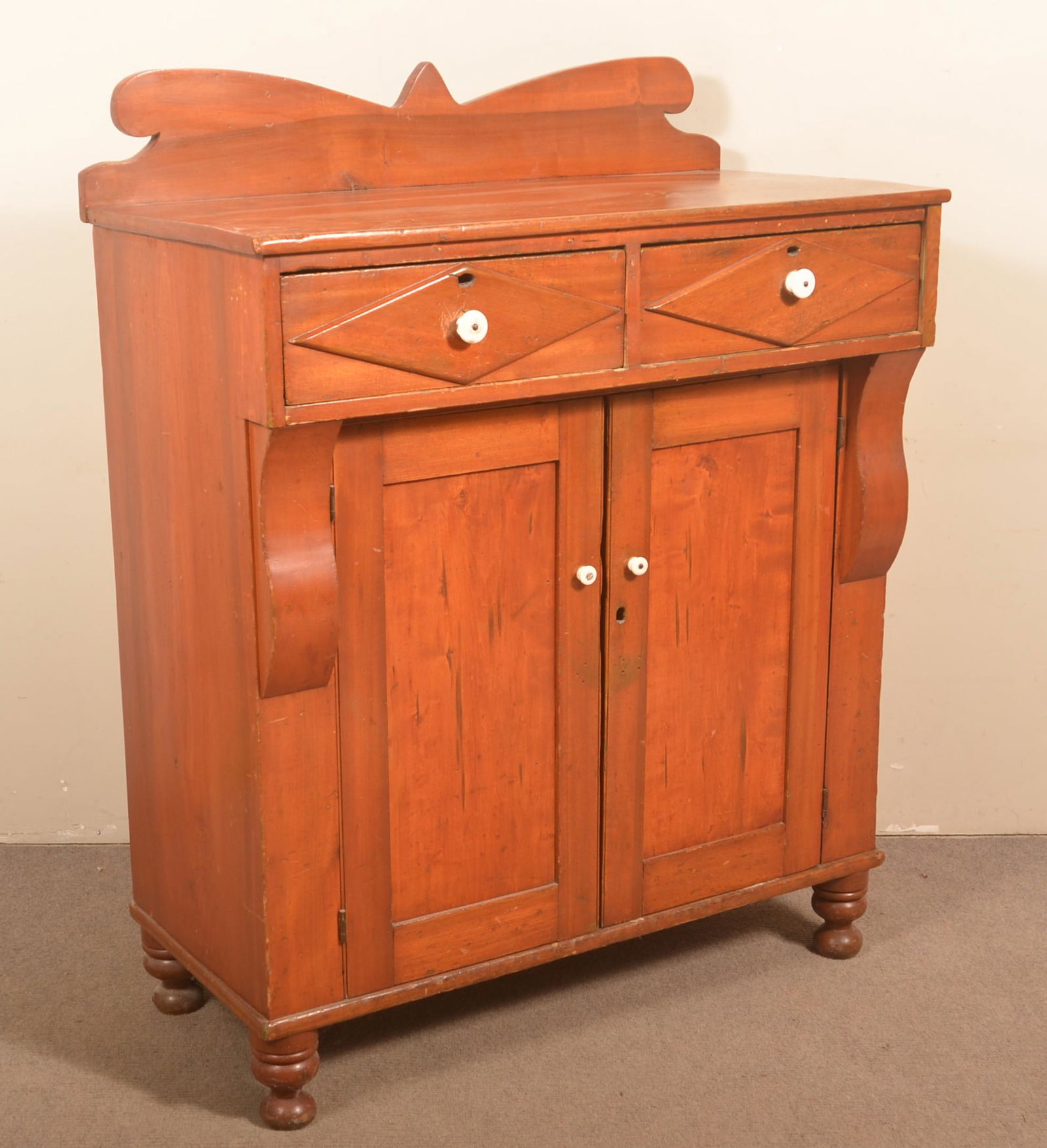 American Empire Softwood Jelly Cupboard. (1 of 4)