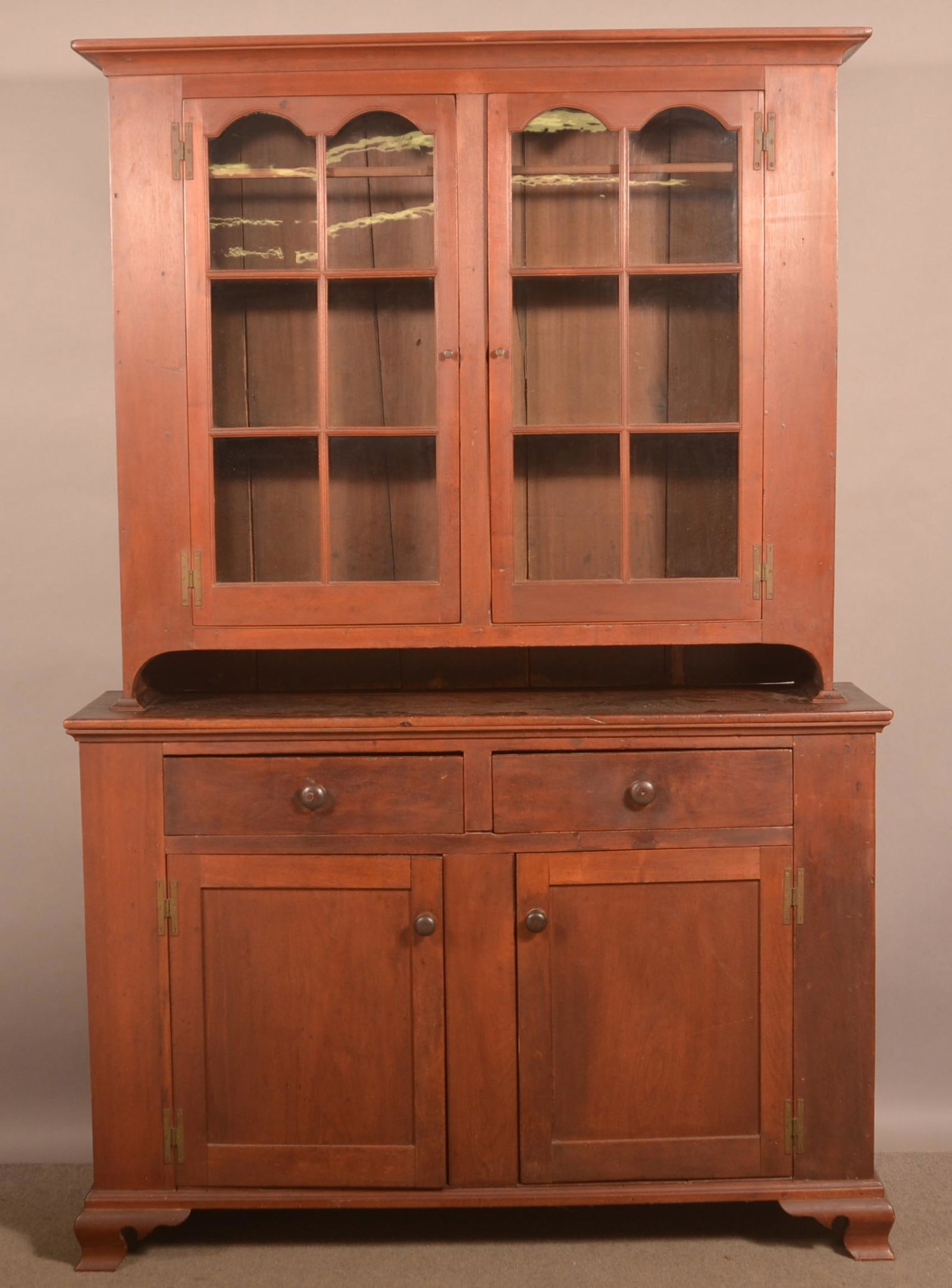 Pennsylvania Federal Softwood Dutch Cupboard. (1 of 4)