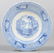 538: Blue Staffordshire Ironstone Plate, Asian palaces