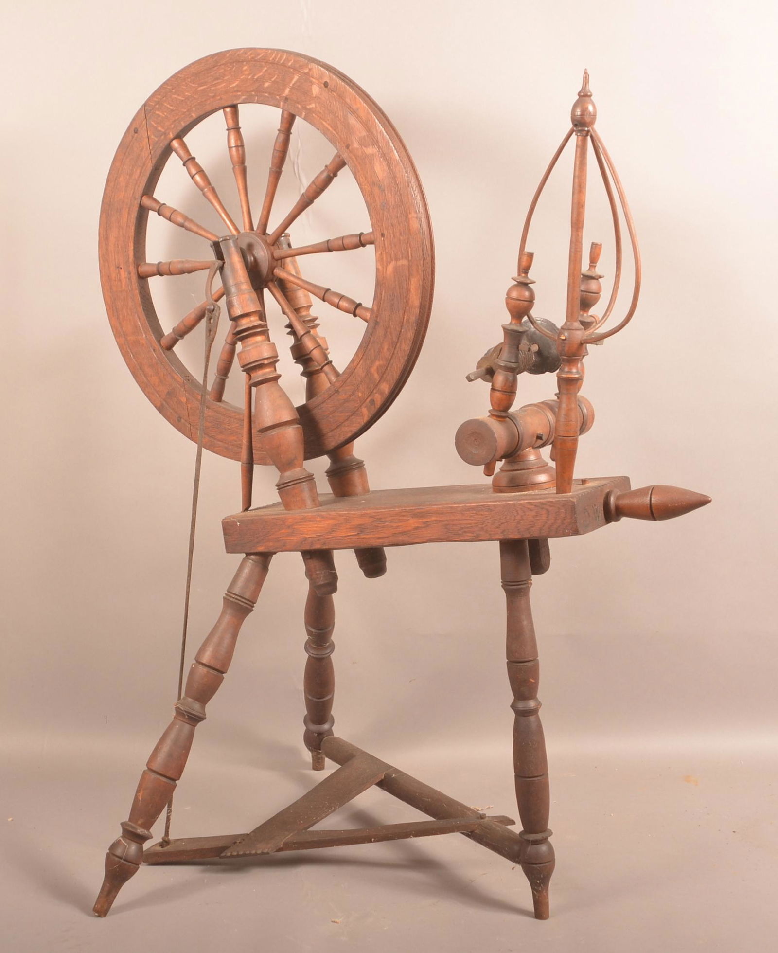 PA 19th Century Mixed Wood Spinning Wheel. Oct 15, 2022 Conestoga