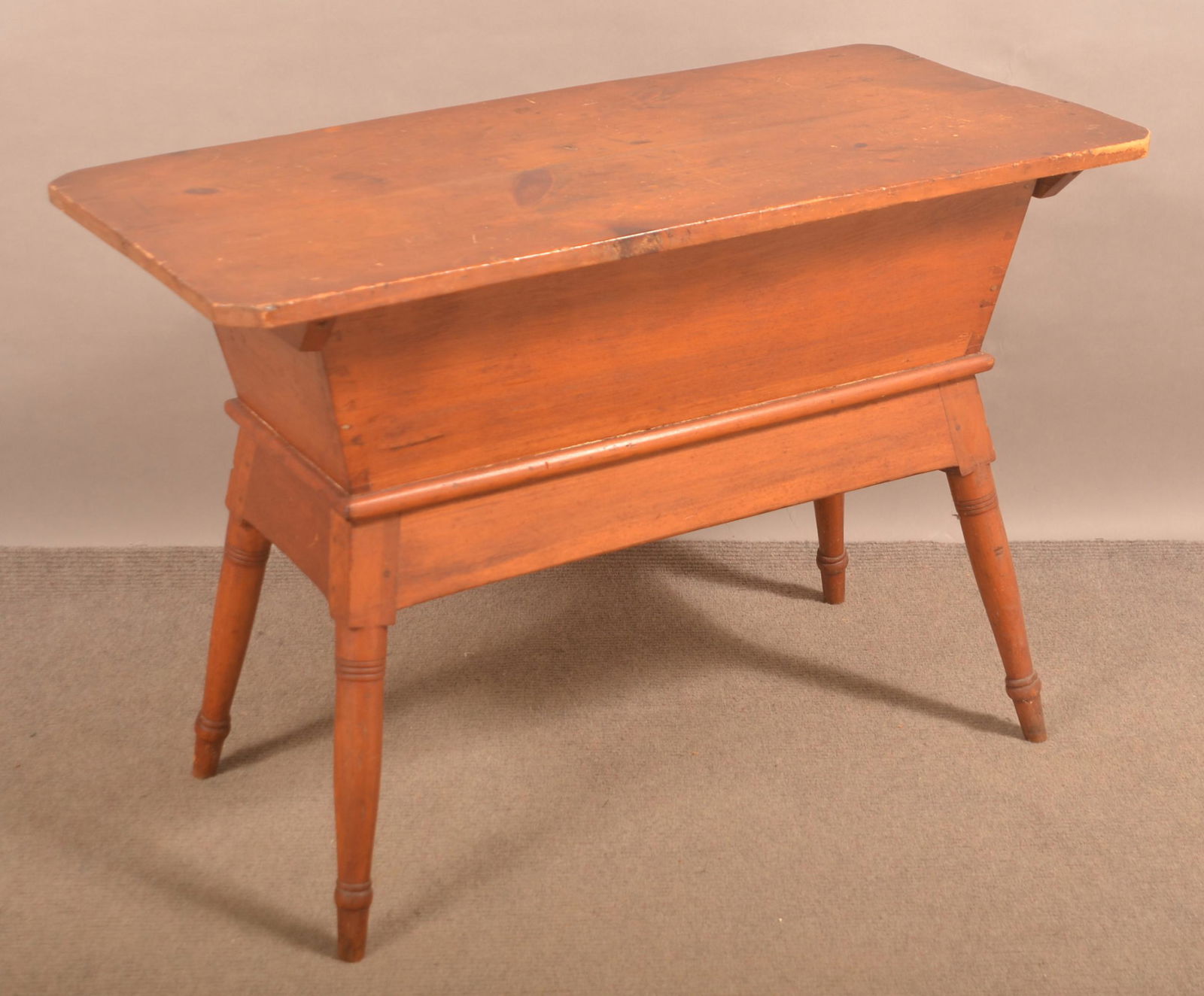 Pennsylvania Sheraton Softwood Dough Table. (1 of 3)