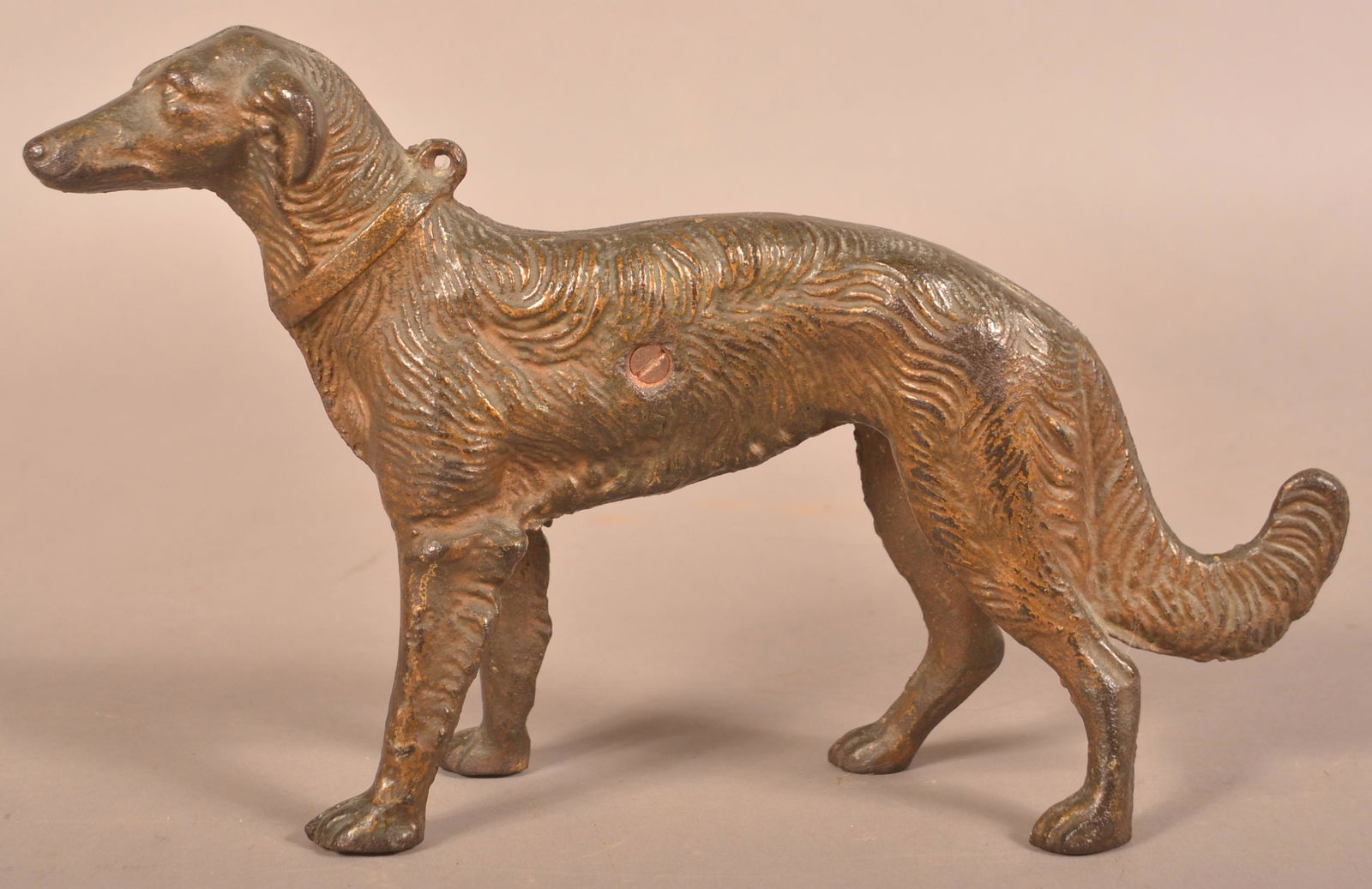 Hubley Cast Iron Russian Wolf Hound Doorstop. (1 of 3)