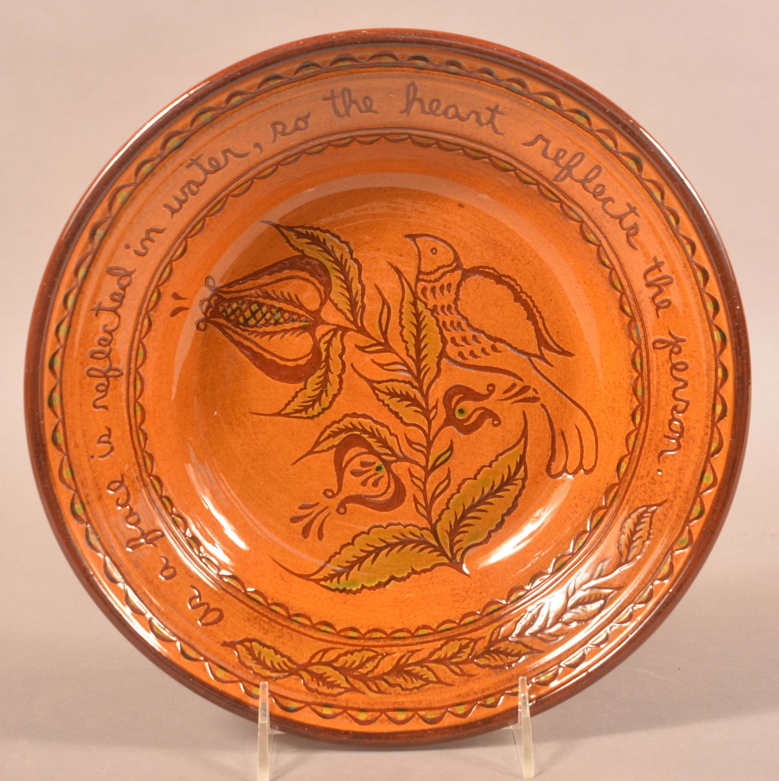 Foltz 2007 Proverbs Verse Plate (1 of 2)