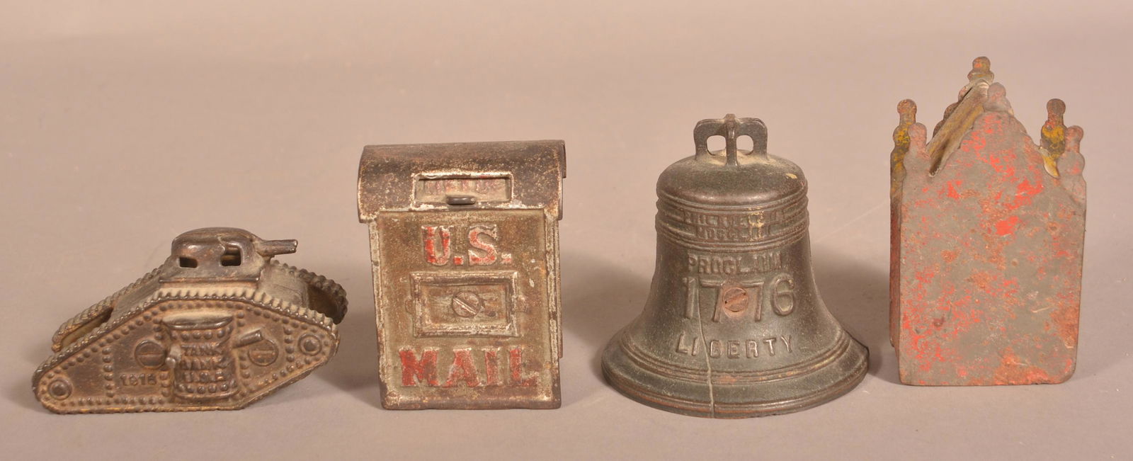 Four Antique/Vintage Still Banks. (1 of 3)