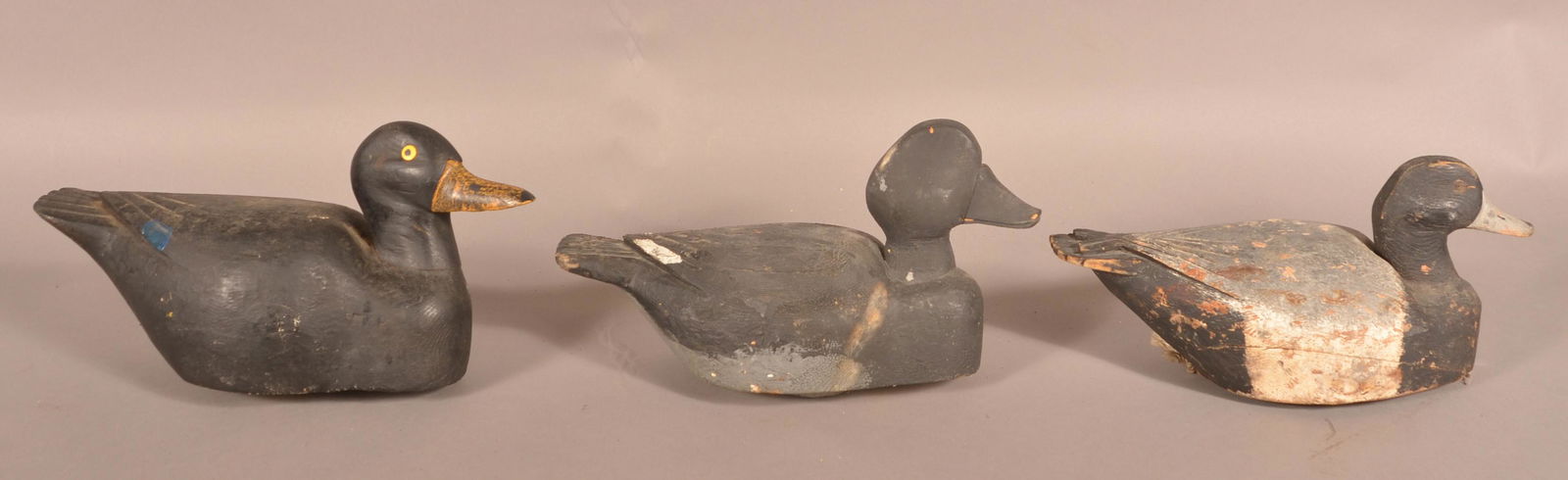 Three Unsigned Vintage Working Decoys. (1 of 3)